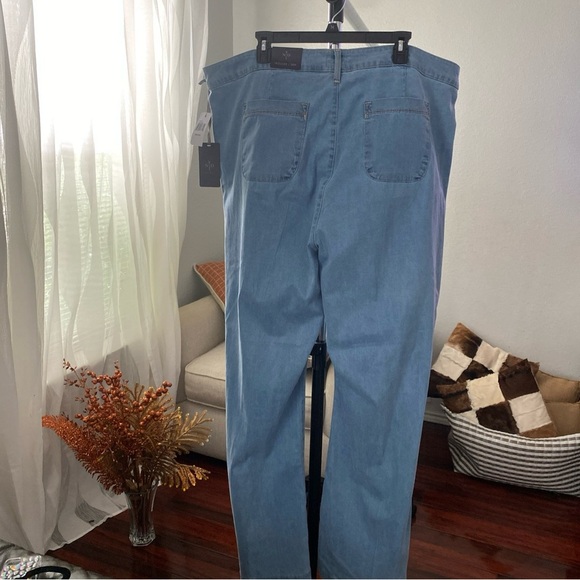 NYDJ Womens Claire Denim Trousers Size 24W(W-7) - Picture 5 of 10